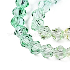 Perles de verre en fil de peinture cuite à dégradé de couleurs&nbsp;X1-DGLA-A039-T2mm-A013
