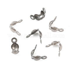 Embouts de perles en acier inoxydable résistant au ternissement&nbsp;X-STAS-R061-01