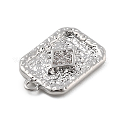 Латунные микро проложить кубического циркония подвески&nbsp;KK-D283-30P-04