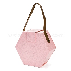 Шестиугольные картонные подарочные коробки на день святого валентина&nbsp;LS-CON-M010-01B