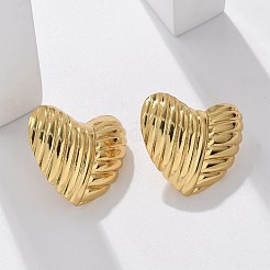 Серьги-гвоздики из нержавеющей стали 304&nbsp;EJEW-L296-013G-05