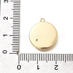 Латунные микро проложить кубического циркония подвески&nbsp;KK-Q035-16A-G