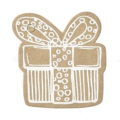 Рождественская тема крафт-бумага подарочные теги&nbsp;CDIS-L008-A09