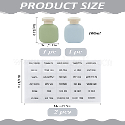 2 шт. 2-цветные пластиковые бутылки с крышкой-диском для повторного использования&nbsp;MRMJ-LP0001-34