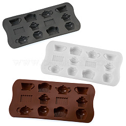 3 Stück 3 Farben DIY Silikonformen&nbsp;DIY-TA0015-34