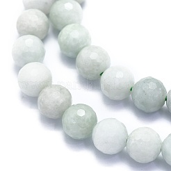 Натуральный майяр нефрит / бурманский нефрит бисерные пряди G-K310-A27-8mm