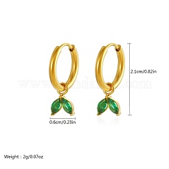 Orecchini a cerchio in acciaio inossidabile 304&nbsp;LS-AY4063-1