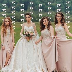 Подвесная лента из полиэстера с бантом&nbsp;DIY-WH0349-504C