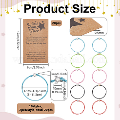 20шт 10-х цветные вощеные шнуровые браслеты для женщин&nbsp;BJEW-FG0001-07