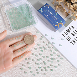 2 нити натуральных зеленых авантюриновых бусин нити G-SC0002-73