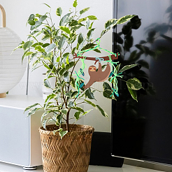 Dit незаконченный деревянный подвесной ленивец вязание наборы для творчества TOOL-GL0001-13