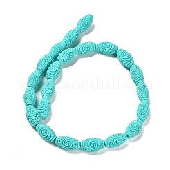 Резные бусины из синтетического коралла CORA-D034-02B