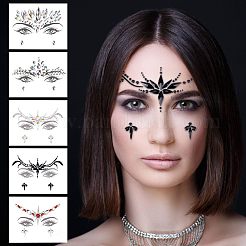 10 лист 10 стиля самоклеящиеся 3D глаза тело лицо украшения акриловые стразы наклейки&nbsp;MRMJ-OC0003-10