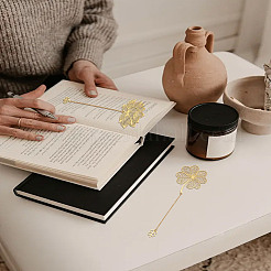 2шт 2 стиля латунные закладки&nbsp;AJEW-LP0004-83