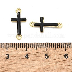 Ciondoli con connettori a croce in ottone smaltato e religioso&nbsp;KK-D229-07G