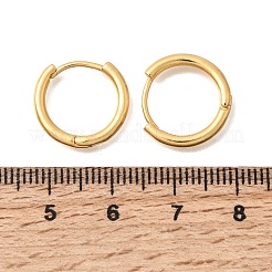 Messing huggie Creolen&nbsp;EJEW-G465-01G