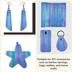 Ткань из искусственной кожи с крокодиловым узором&nbsp;DIY-WH20062-47K