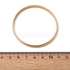 Bracelets simples en acier inoxydable 304 pour femmes et hommes&nbsp;BJEW-Z167-01G-01