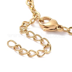 Bracciale con ciondolo in acciaio inossidabile 304 per donna&nbsp;BJEW-F436-G