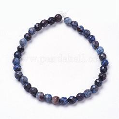 Argento naturale perline foglia diaspro fili&nbsp;G-K181-6mm-O02
