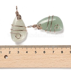 Естественный зеленый авантюрин подвески&nbsp;G-F763-03RG-04