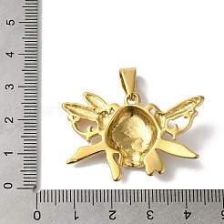 PVD真空メッキ304ステンレスペンダント  ゴールドカラー  スカルチャーム  剣  25.5x39x6.5mm  穴：9x5mm&nbsp;STAS-B069-47C-G