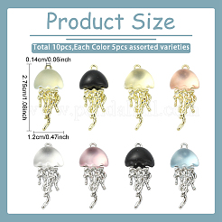 10шт 2 цвета подвески из сплава с покрытием стойки&nbsp;FIND-YW0011-29