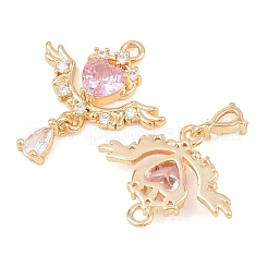 Латунные микро проложить кубического циркония подвески&nbsp;KK-L261-11G