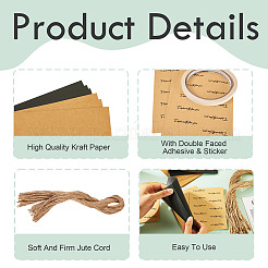 50 комплект крафт-бумаги 2 цветов для упаковки букетов&nbsp;DIY-TA0011-45