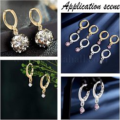 Латунные серьги-обручи KK-NB0002-27