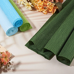 4 рулон 4-х цветной гофрированной бумаги в рулонах&nbsp;DIY-TA0013-18B