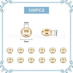 100 шт. разделительные бусины из нержавеющей стали 304&nbsp;STAS-UN0058-39
