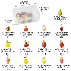 13шт 13 стиля подвески из сплава с эмалью&nbsp;FIND-FS0002-40