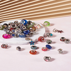 Legierung Rhinestone European Beads&nbsp;MPDL-TA0001-01