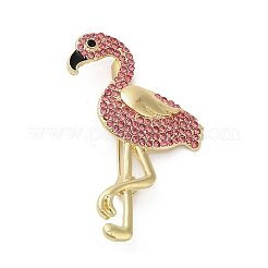 Броши из сплава животных со стразами для одежды JEWB-C046-04B-LG