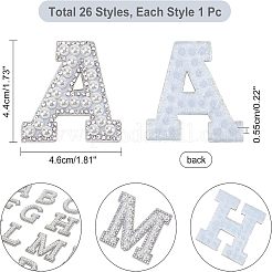 Компьютеризированная вышивка тканью утюжок на / шить на заплатках DIY-WH0224-33