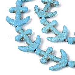 Kunsttürkisfarbenen Perlen Stränge&nbsp;G-N364-04A-01