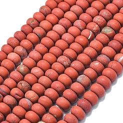 Натуральные красные яшмы бусы пряди&nbsp;G-P575-A17-8x5mm