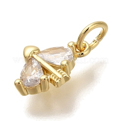 Стойки обшивки латунь микро проложить Циркон подвеску KK-I720-43G