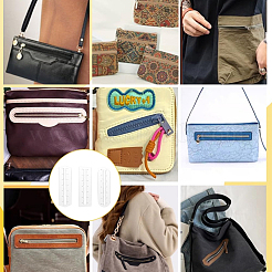 3 шт. 3 стиля индивидуального акрилового инструмента для шитья молнии&nbsp;TOOL-PH0001-93