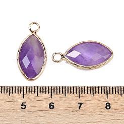 Граненые подвески из натурального аметиста G-G193-01G-11
