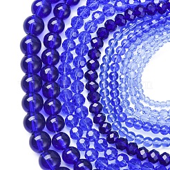 Стеклянные бусины с гальваническим покрытием &nbsp;EGLA-FS0001-42D