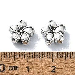 Сплавочные овальные бусины тибетского стиля  TIBEB-F065-01AS-02