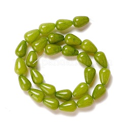 Бусины из натурального белого нефрита G-O029-07A