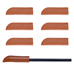 6 шт. защитный чехол для ручки из искусственной кожи&nbsp;AJEW-CL0002-24A