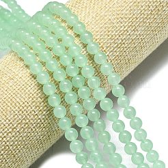Natürliche Malaysia Jade Perlen Stränge&nbsp;G-L645-C01-6mm-12