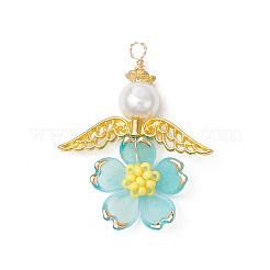 Подвески-ангелы из стеклянного бисера ручной работы PALLOY-MZ00764