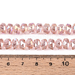 Chapelets de perles en verre électroplaqué&nbsp;X-EGLA-T021-20J