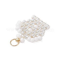 Подвески-короны из стеклянных бусинок&nbsp;PALLOY-MZ00980-05