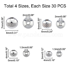 Бусины из нержавеющей стали 304 STAS-UN0018-63P